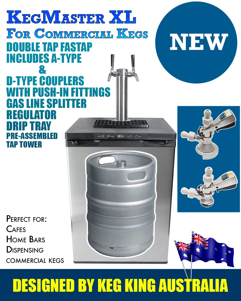 Keg King - Kegmaster Series XL - Fastap Single Tap With Couplers