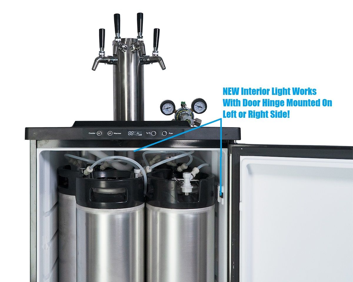 Keg King - Kegerator XL Prestige Quadurple Tap