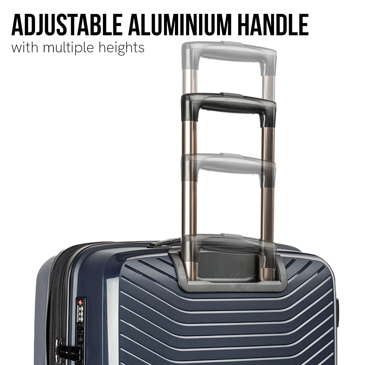 Olympus Astra 29in Lightweight Hard Shell Suitcase - Aegean Blue