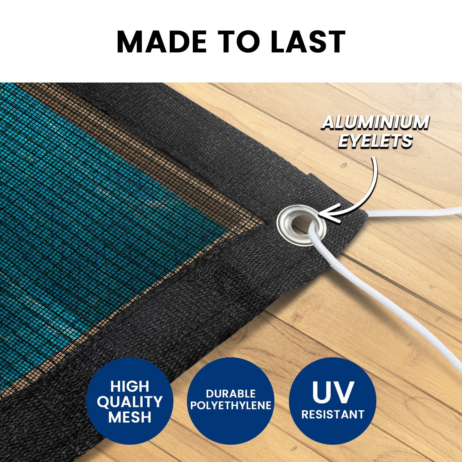 HydroActive UV-Resistant Swimming Pool Leaf Net Cover 5 x 10m