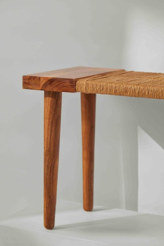 Tree Stripes Danish Cord Bench