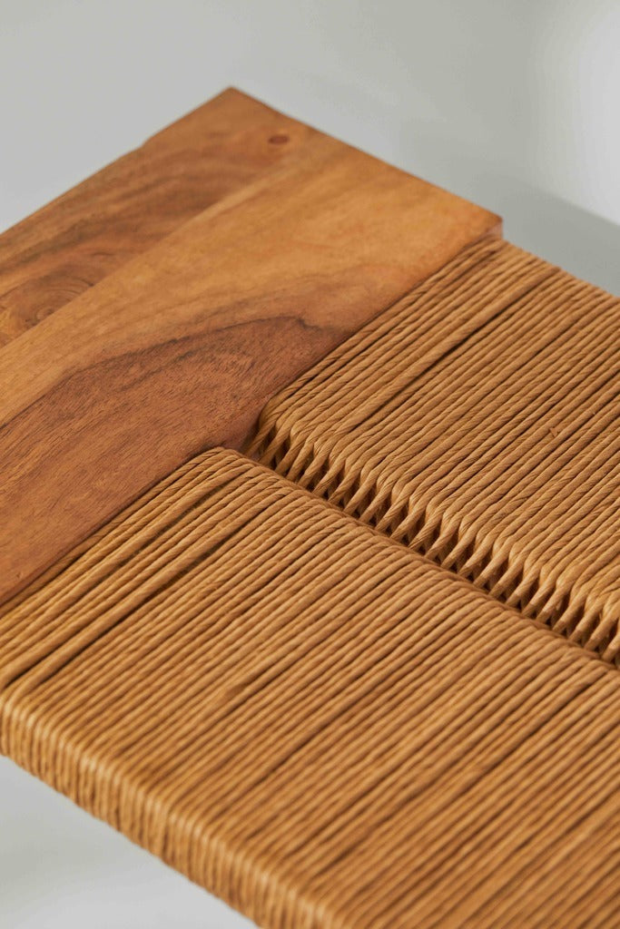 Tree Stripes Danish Cord Bench