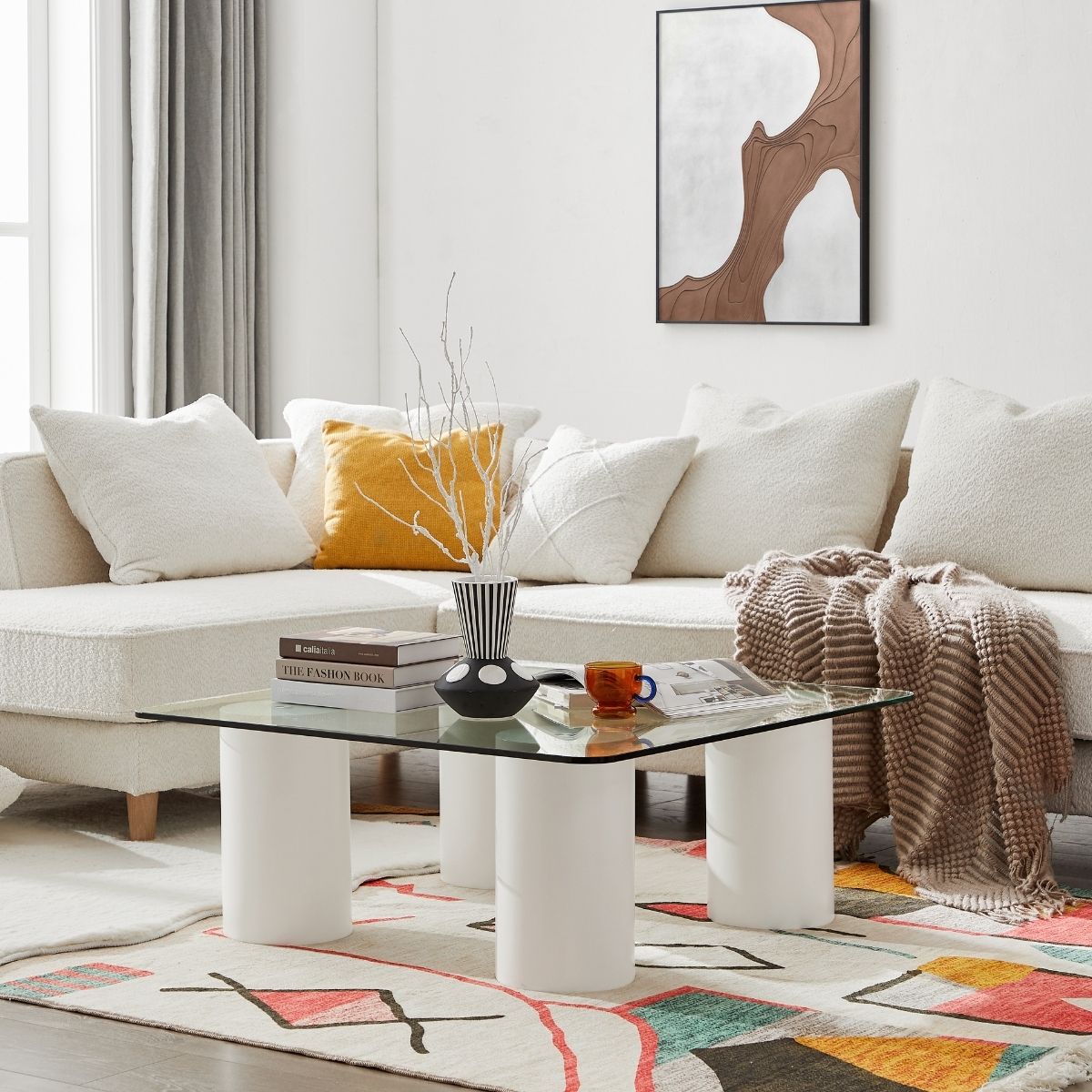 Gabby Glass Coffee Table