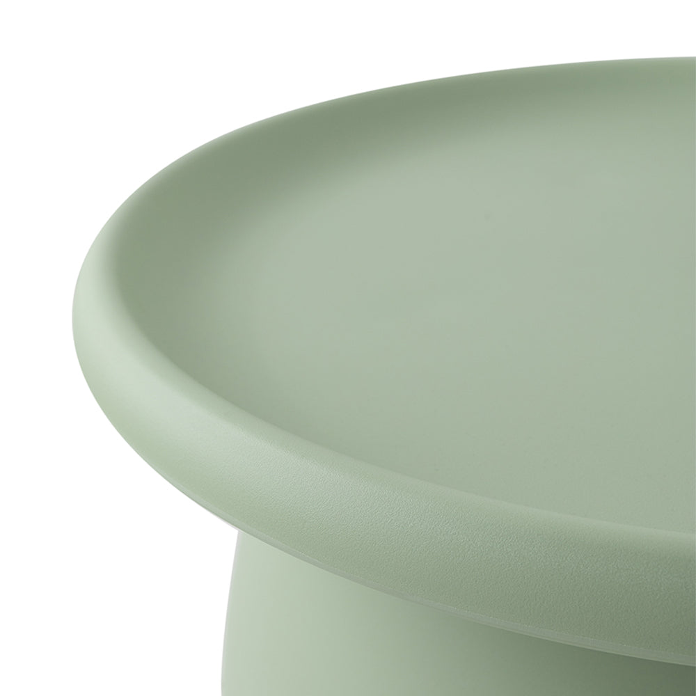 ArtissIn Coffee Table Mushroom Nordic Round Large Side Table 70CM Green