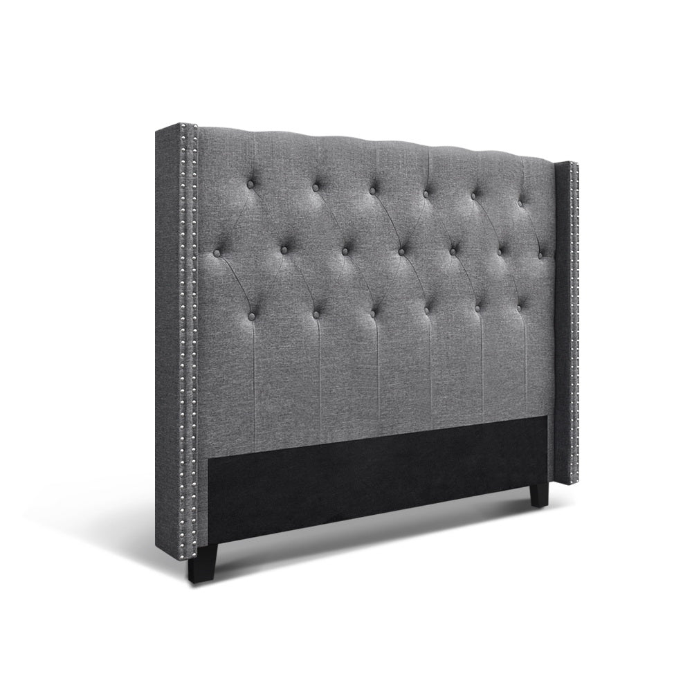 Artiss Bed Head Headboard Queen Bedhead LUCA Grey