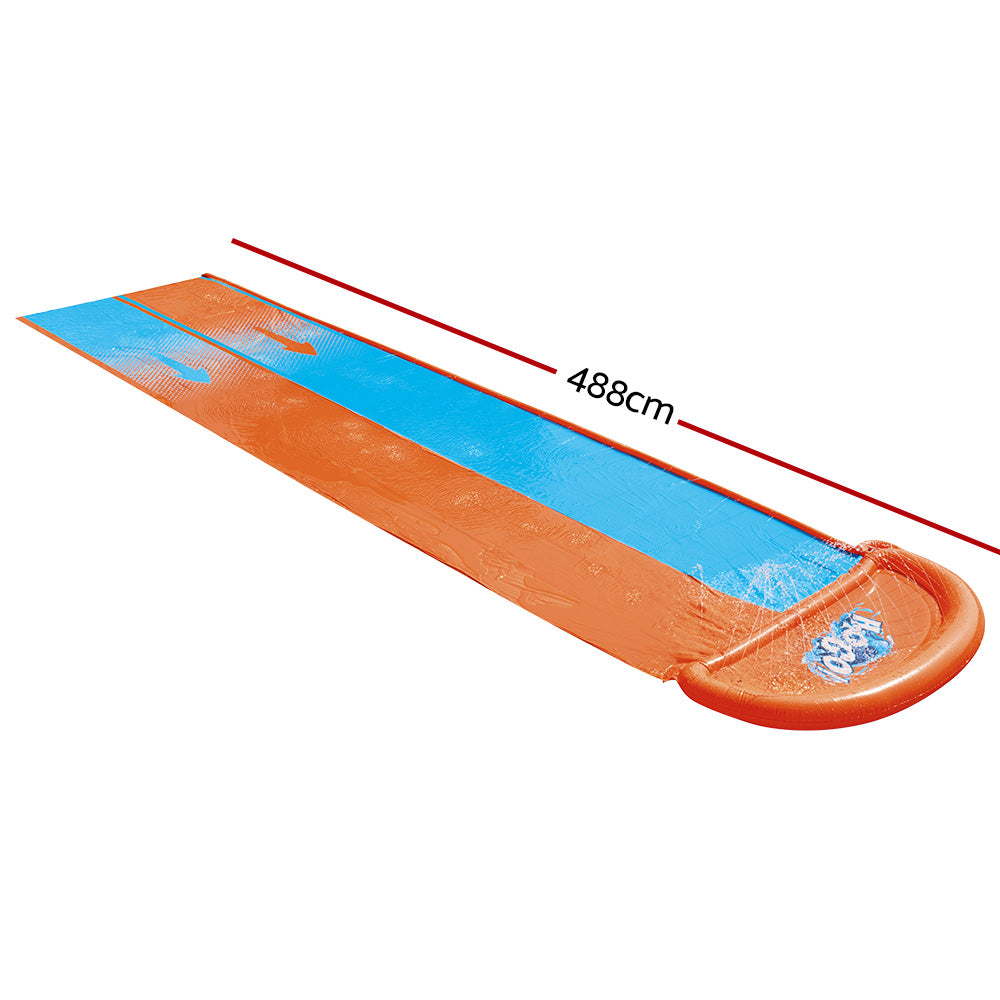 Bestway Inflatable Water Slip Slide Double Kids Splash Toy Outdoor Play 4.88M