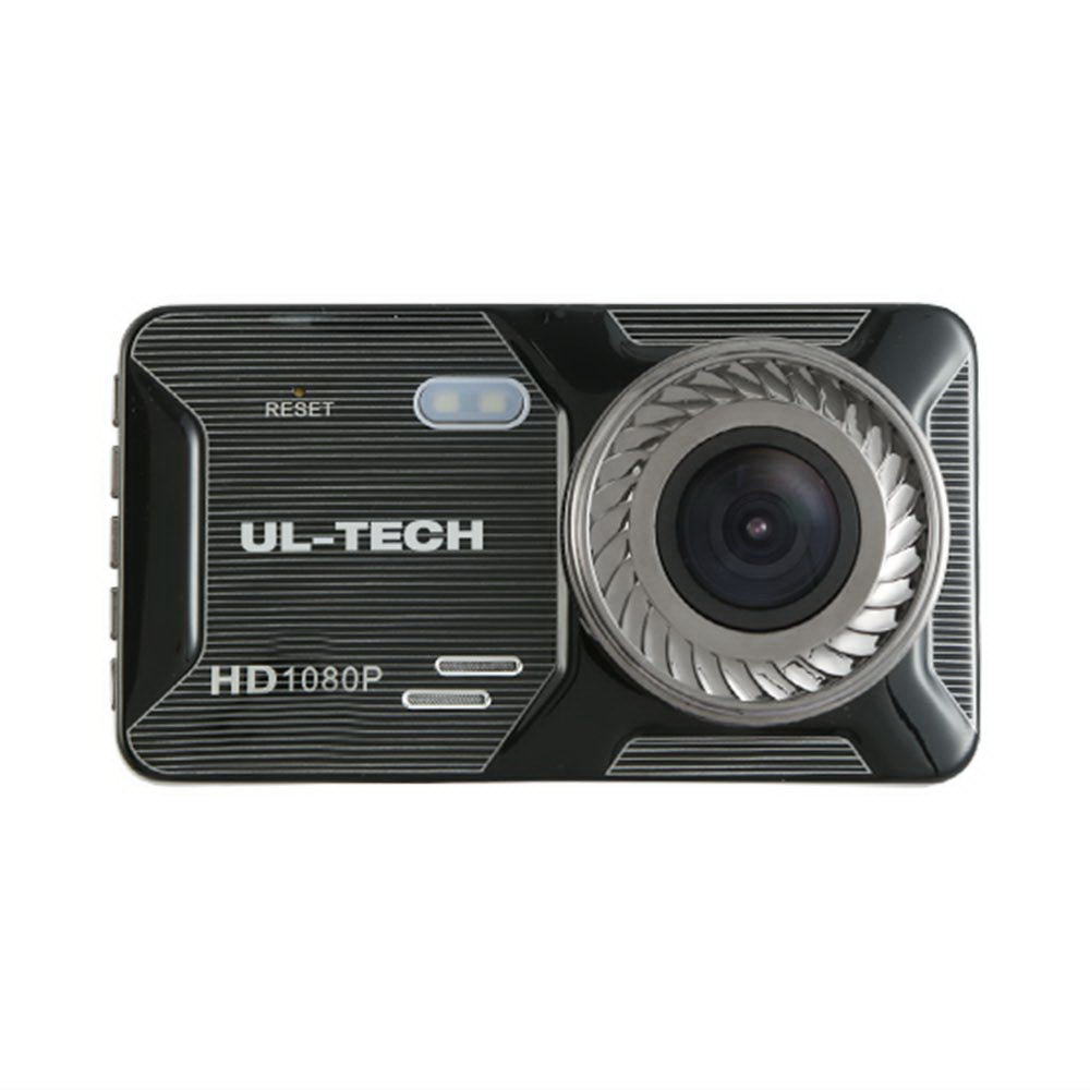 UL-tech 1080P 4" Dash Camera Dual Lens Car DVR Recorder Front Rear Night Vision