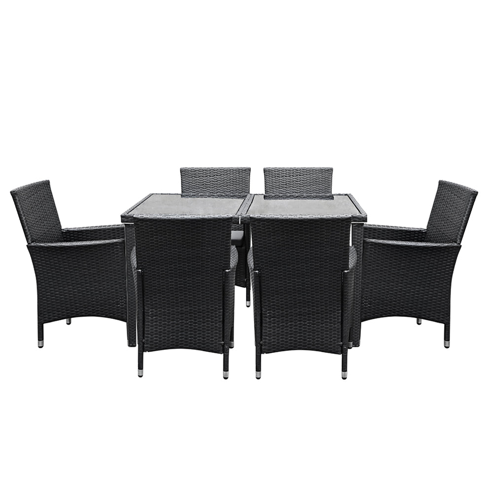 Gardeon Outdoor Furniture 7pcs Dining Set