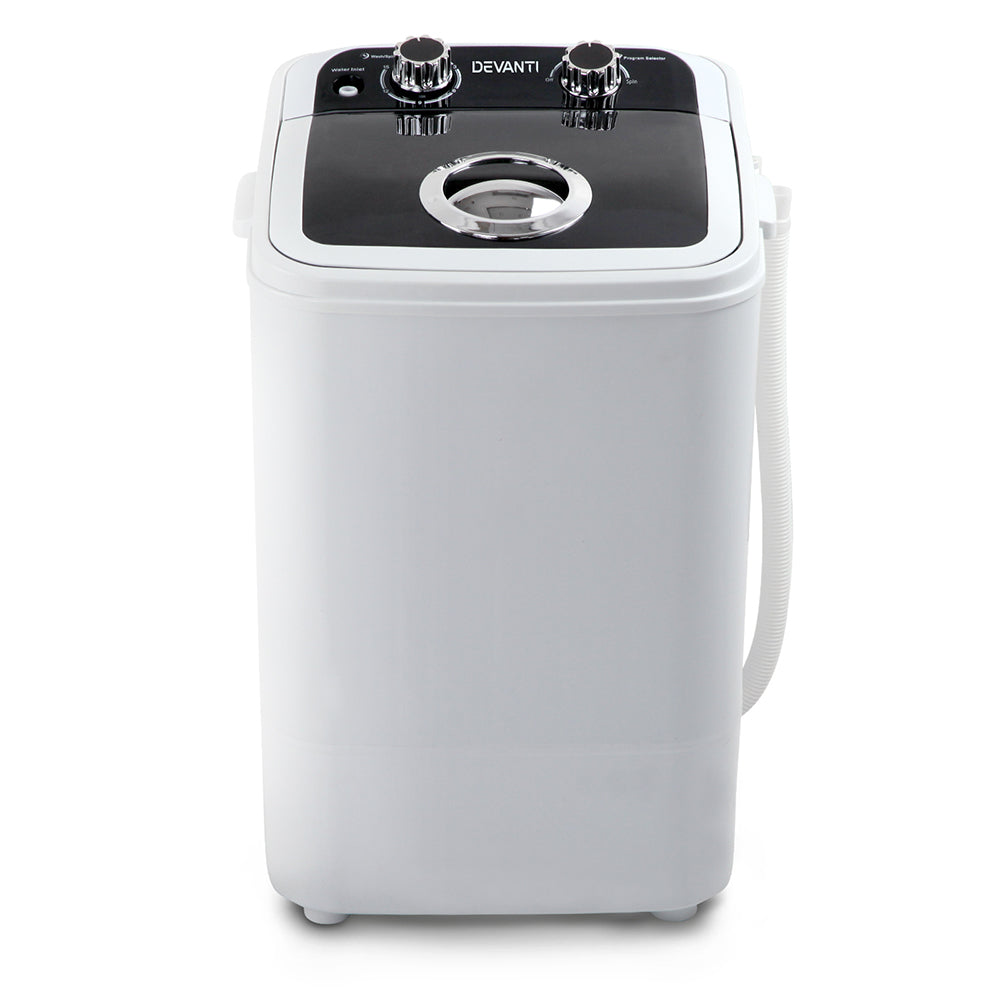 Devanti 4.6KG Mini Portable Washing Machine - Black