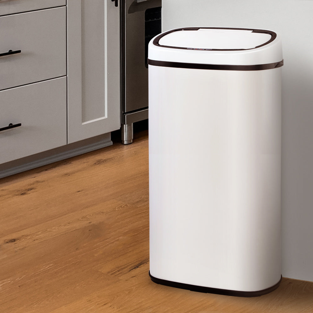 Devanti 68L Sensor Bin White