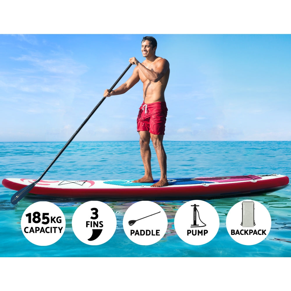 Weisshorn Stand Up Paddle Board 11ft Inflatable SUP Surfboard Paddleboard Kayak