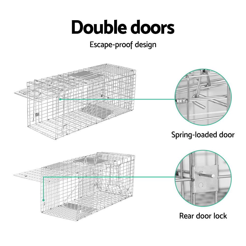 Gardeon Animal Trap Humane Possum Cage Live Animal Catch Rabbit Cat Hare Fox