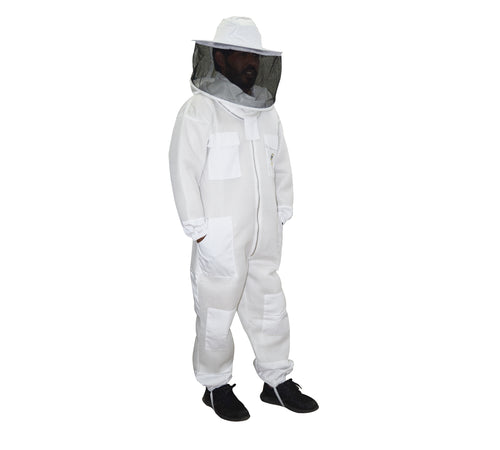 Beekeeping Bee Suit 2 Layer Mesh Round Head Style Ultra Cool & Light Weight - XL