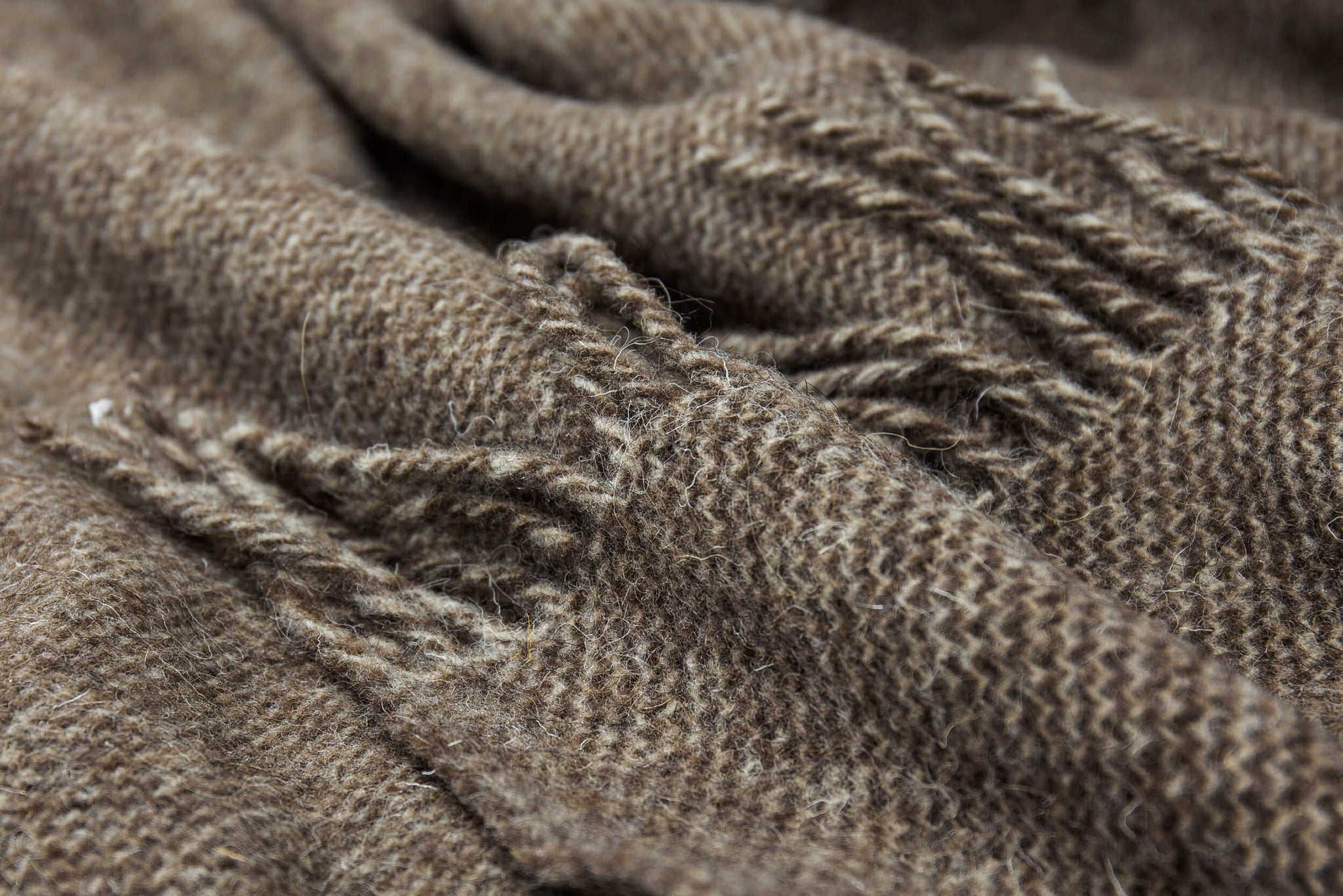 Cambridge Throw - 100% NZ Wool -  Natural