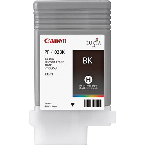 CANON BLACK INK TANK 130ML FOR IPF6200 6100 5100