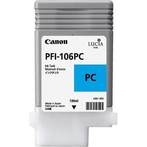 CANON PFI-106PC LUCIA EX PHOTO CYAN INK FOR IPF6300IPF6300SIPF63