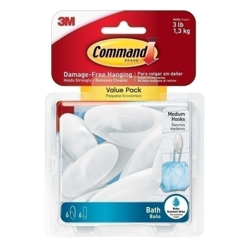 COMMAND Hanger BATH-18-6ES Bx6