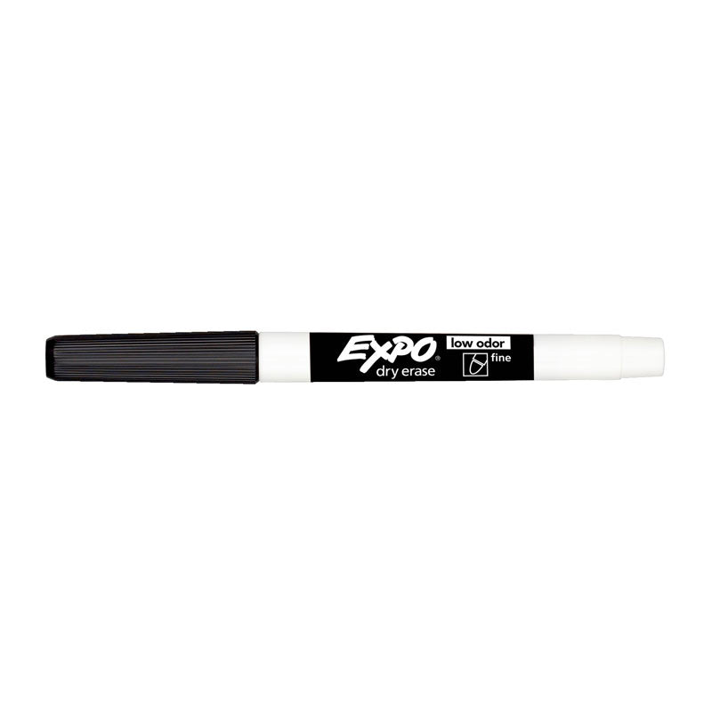 EXPO White board Marker Blt Tip Black Box of 12