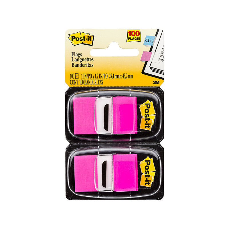 POST-IT Flag 680-BP2 Pink Pack of 2 Bx6