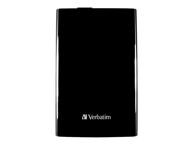 VERBATIM 2TB Store'n' Go Portable Hard Drive with 3.0 USB - Black Backup Software, Compatible with USB 2.0; Up to 640MBps; LS