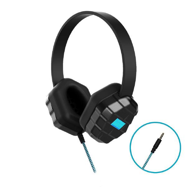 Gumdrop DropTech B1 Kids Rugged Headphones - Compatible with all devices with a 3.5mm headphone jack Bulk packaged in Poly bag - No Retail packaging