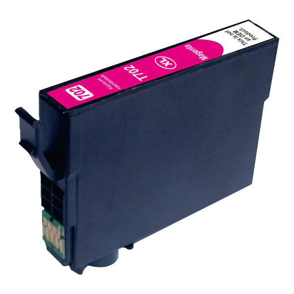 Magenta Compatible Inkjet Cartridge Replacement for 702XL Magenta