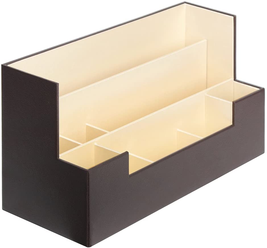 Desk Supplies Office Organizer Caddy (Brown)