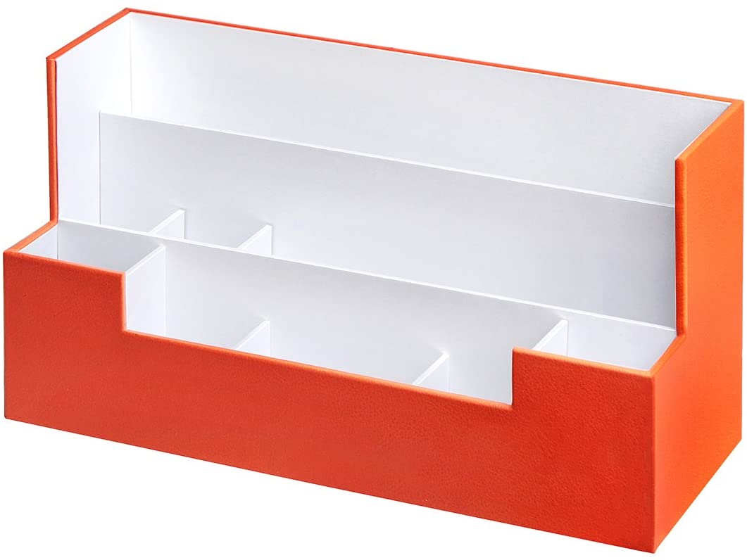 Desk Supplies Office Organizer Caddy (Orange)