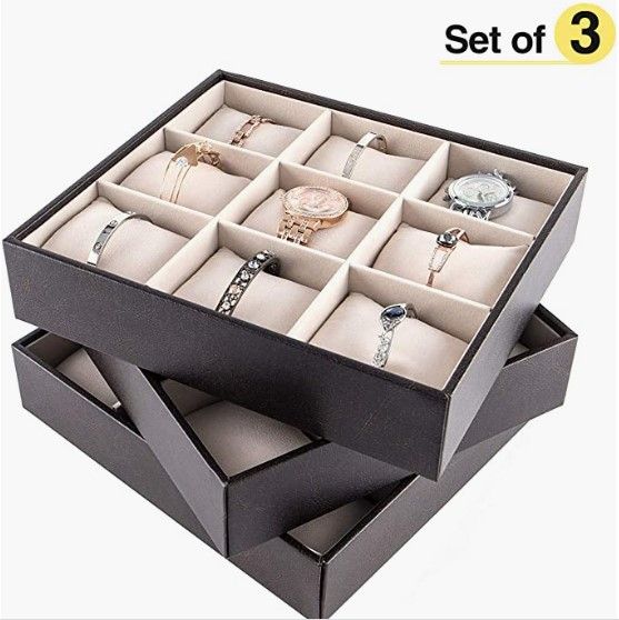 9 Bracelet Storage Tray (Set of 3)