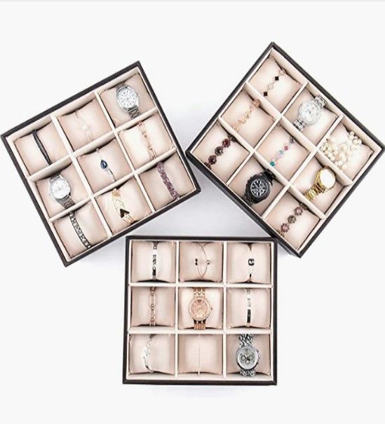 9 Bracelet Storage Tray (Set of 3)