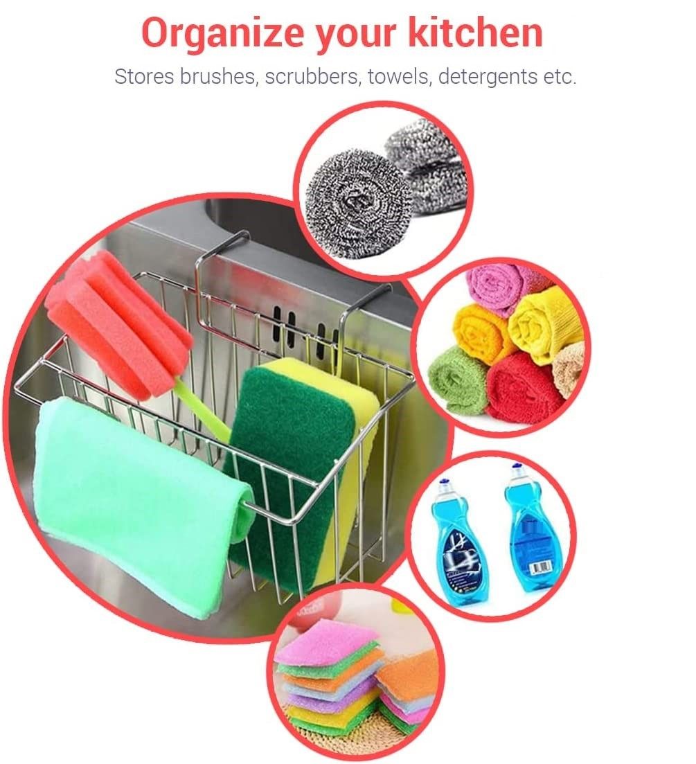 Kitchen Sink Storage Organizer Basket