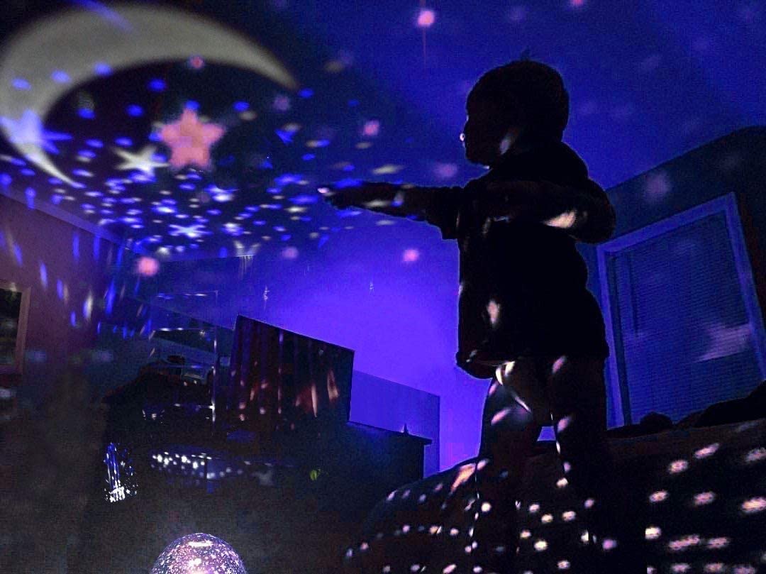 Rotating Star Sky Night Lamp for Kids