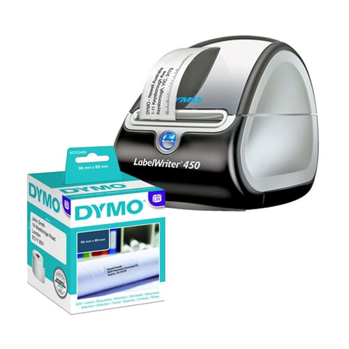 Dymo LabelWriter 450 Label Maker Bundle - for use in Dymo Printer