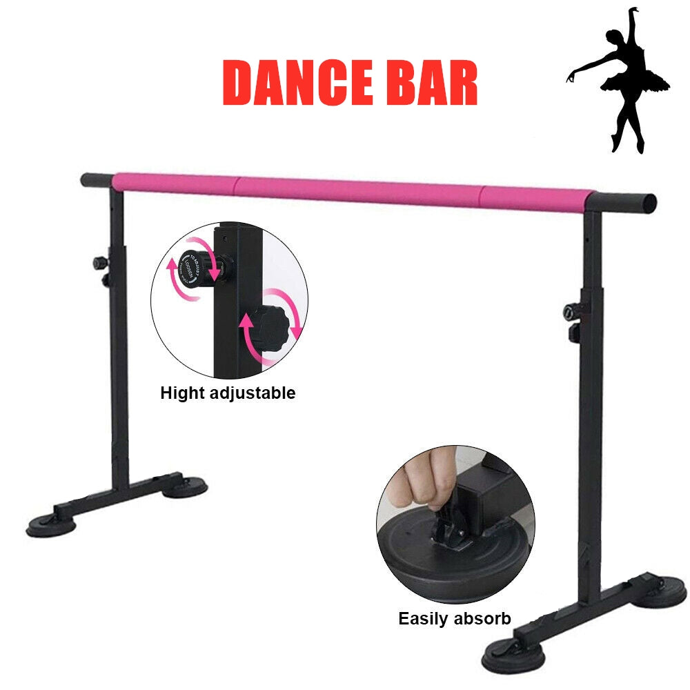 3M Safety Portable Ballet Bar Freestanding Stretch Barre Dance Bar Adjustable