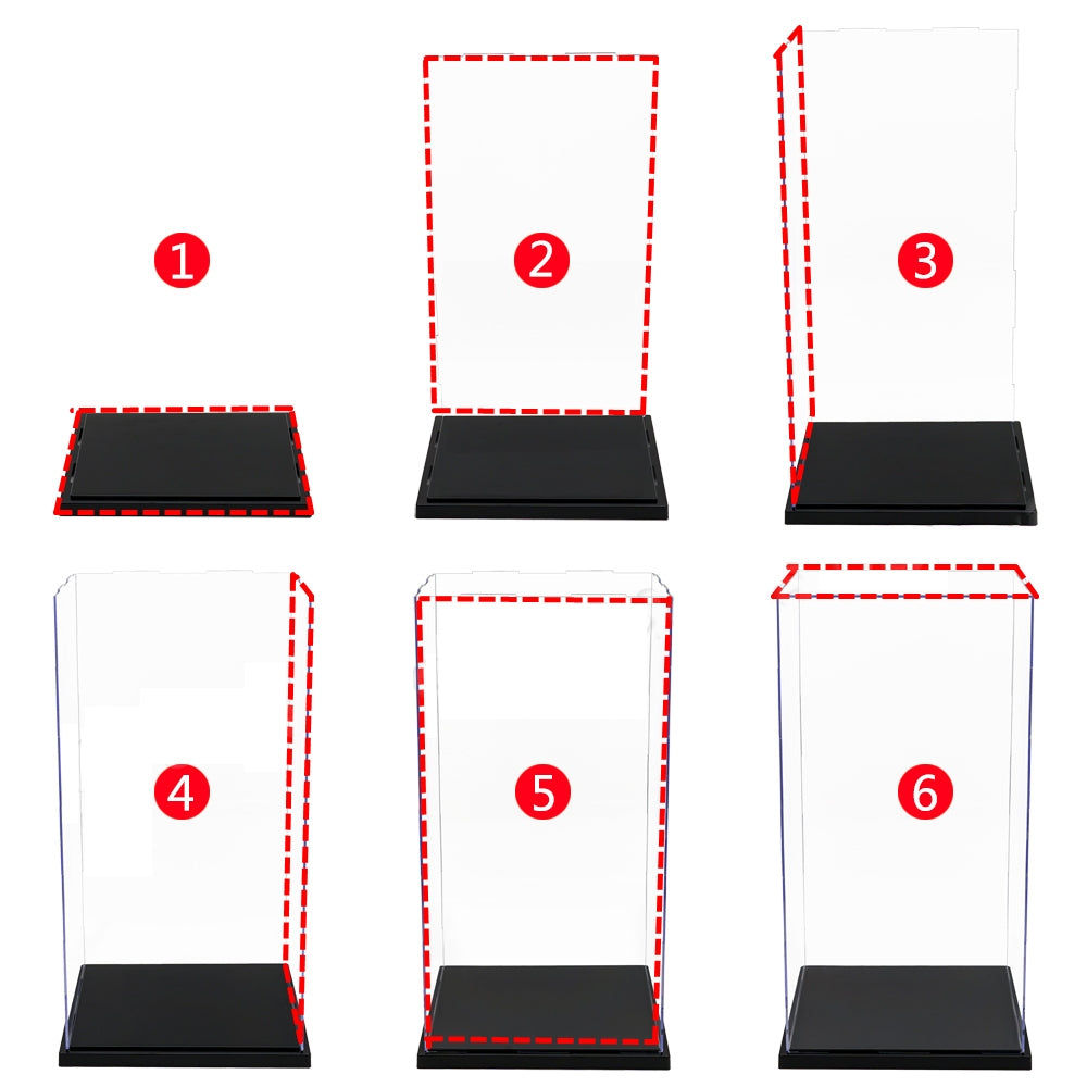 15x15x25CM Acrylic Display Case Action Figure Box Dustproof Model Collections