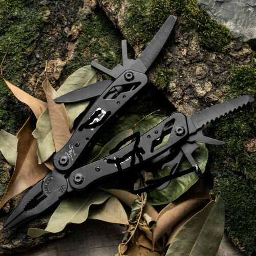 All in one Steel Multitool Camping tool Folding Pliers / multi tool pocket knife