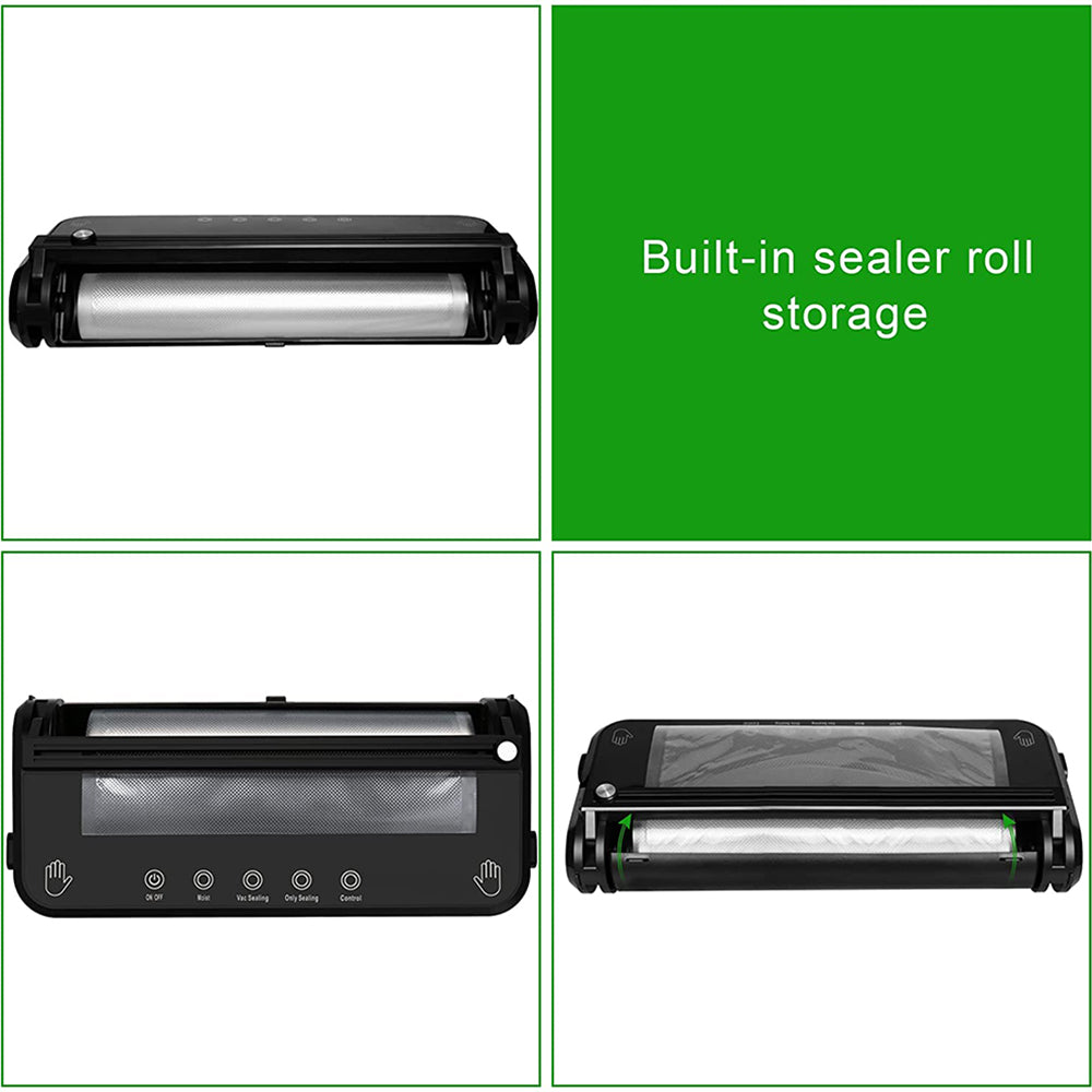 Vacuum Sealer Machine Fresh Dry Wet Food Saver Storage Built-in Cutter With Bags