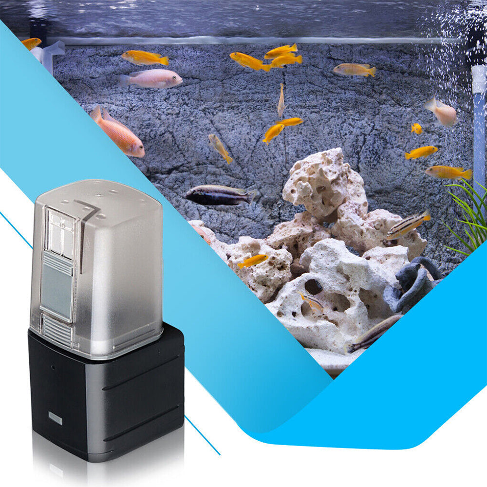 WiFi Automatic Fish Food Feeder Pet Feeding Aquarium Tank Pond Dispenser USB