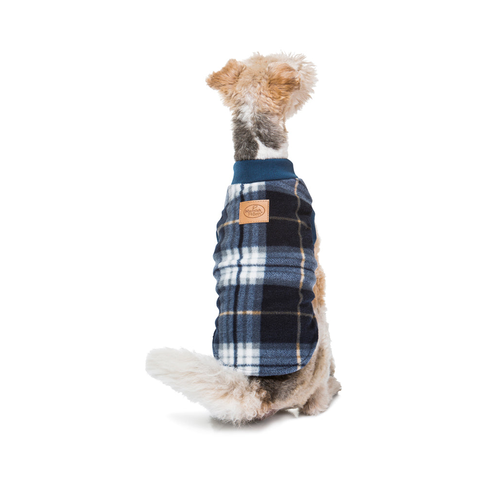 Blue Tartan Dog Pyjamas 5-cm