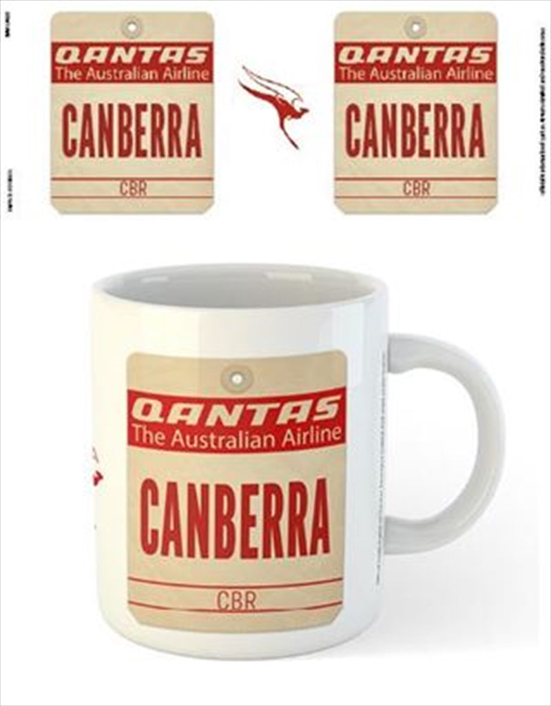 Qantas - Canberra Destination Tag