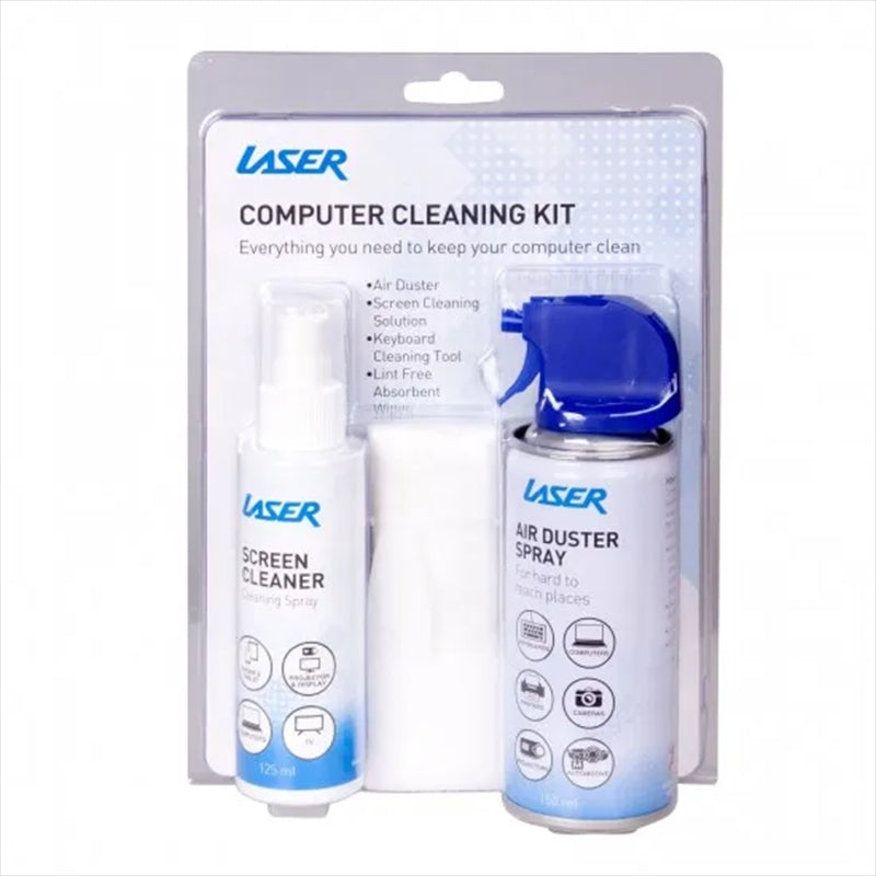 Laser 125ML Spray & 150ML Air Duster Clean Range Kit