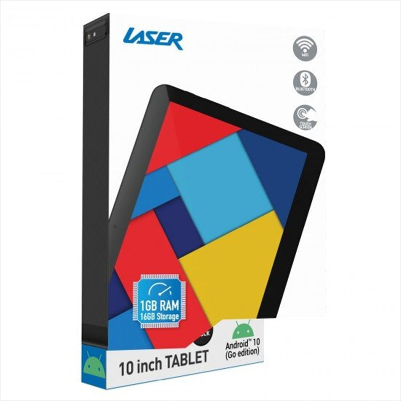 Laser 10'' Android Tablet Onyx Black