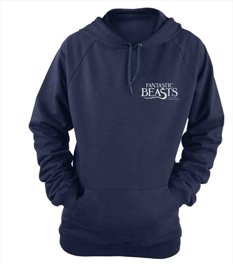 Fantastic Beasts Macusa Girls Hooded Pouch Sweat Womens Size 12 Hoodie