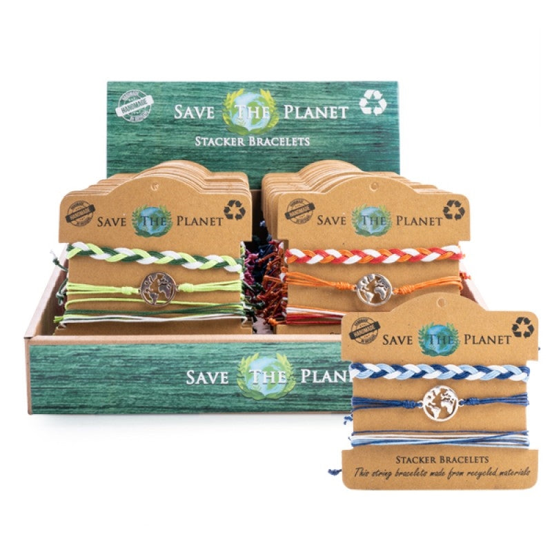 Save the Planet Stacker Bracelet Set (SENT AT RANDOM)