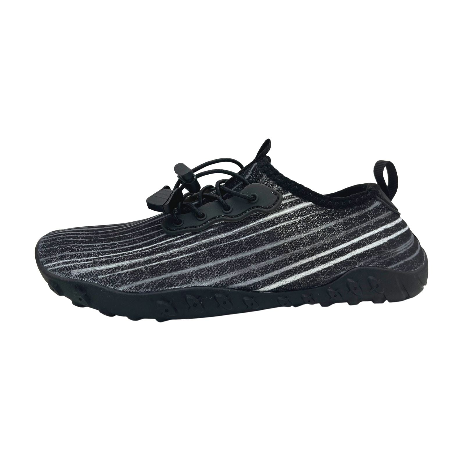 Water Shoes for Men and Women Soft Breathable Slip-on Aqua Shoes Aqua Socks for Swim Beach Pool Surf Yoga (Black Size US 7.5)