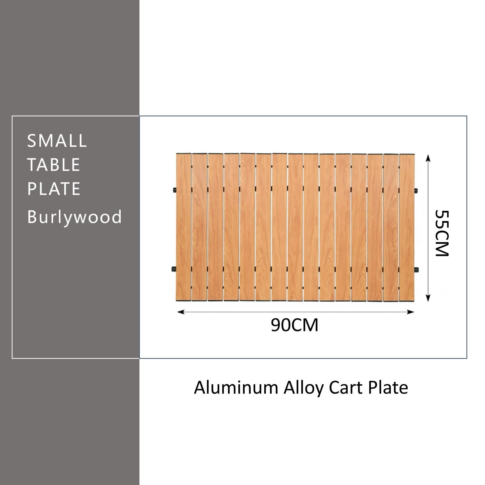 Cart Plate Small Burlywood