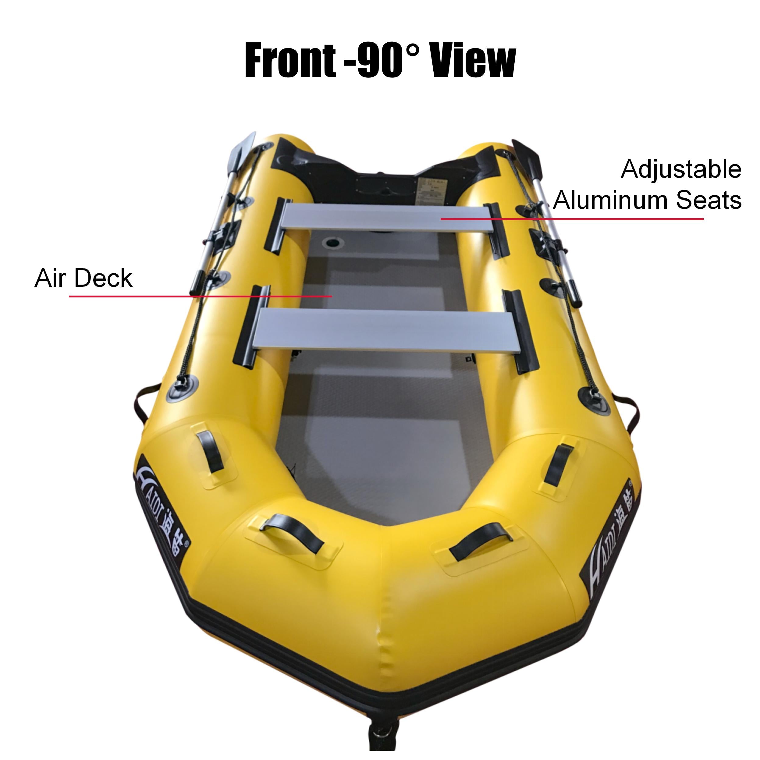 2.3m Inflatable Dinghy Boat Tender Pontoon Rescue- Yellow