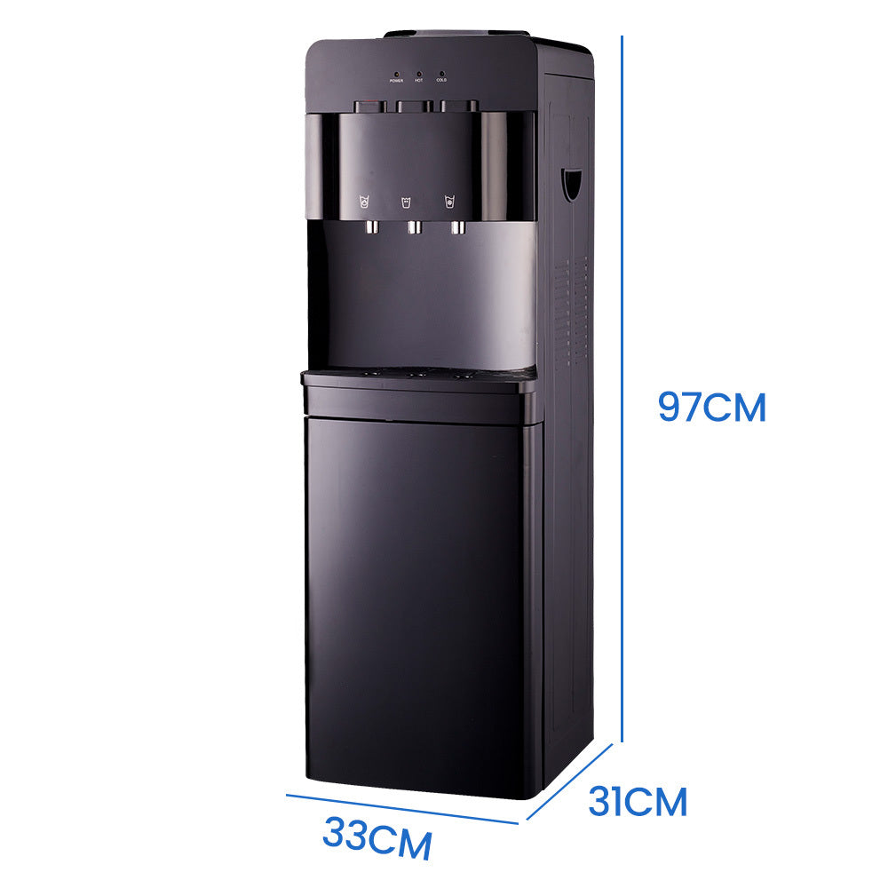 PolyCool Freestanding Water Cooler Dispenser, Black