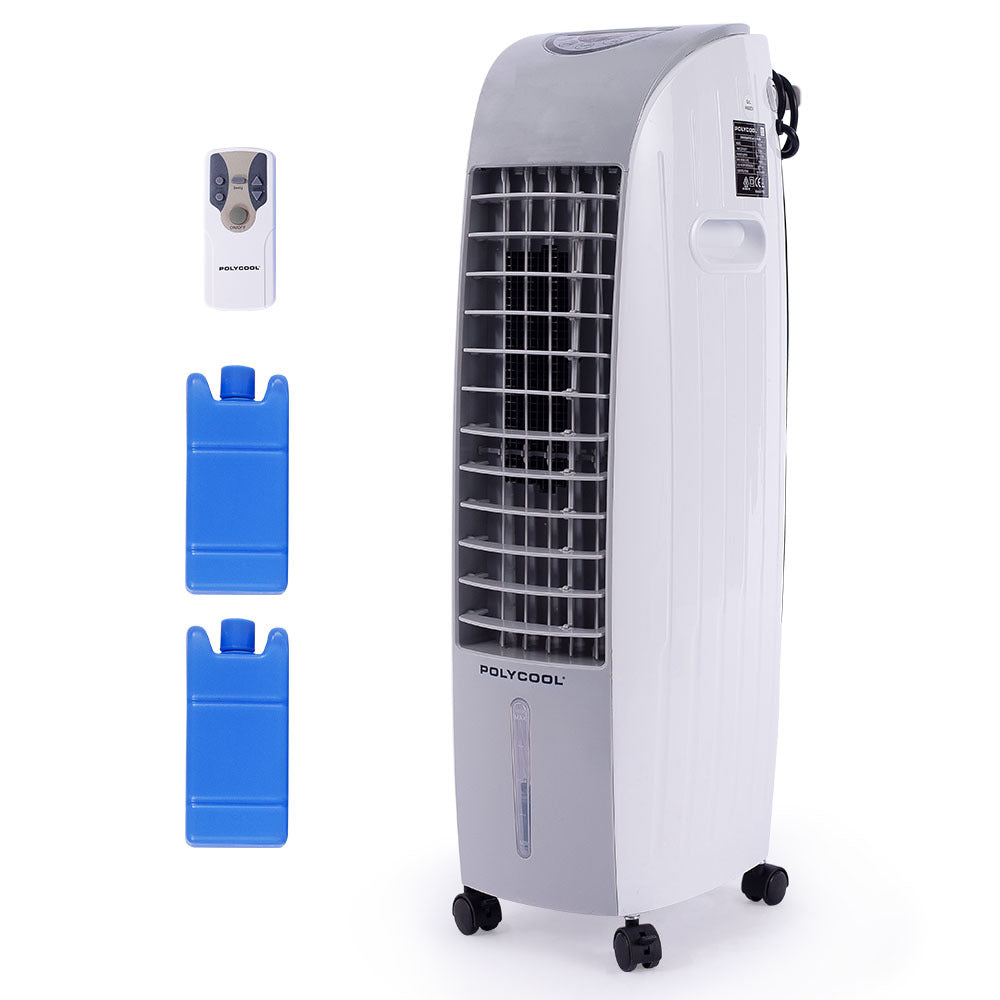 POLYCOOL 6L Portable Evaporative Air Cooler 24 Hour Timer 4 in 1 Cooling Fan