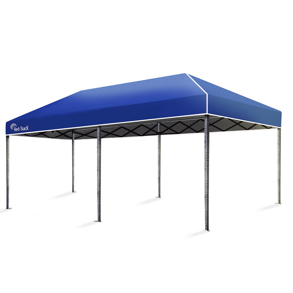 Red Track 3x6m Folding Gazebo Shade Outdoor Navy Foldable Marquee Pop-Up